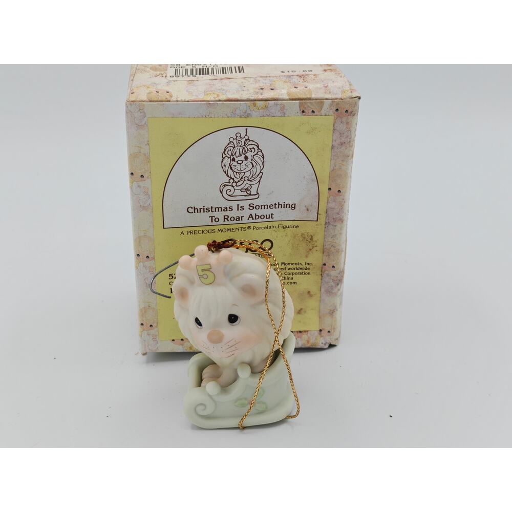 Precious Moments Christmas Is Something To Roar About 1998 Enesco 5211116 Figure